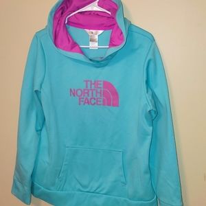 Teal/ Pink Northface Pullover